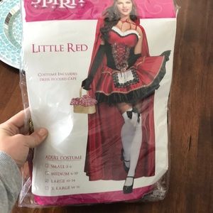Halloween costume Little red size Large 10-14